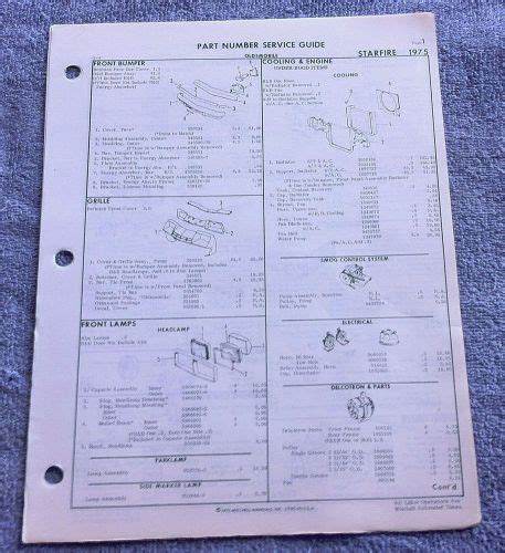 1975 oldsmobile starfire junction box|Parts & Accessories for 1975 Oldsmobile Starfire .